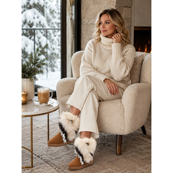 Sloane | Cozy Fur-Trimmed Snow Boots