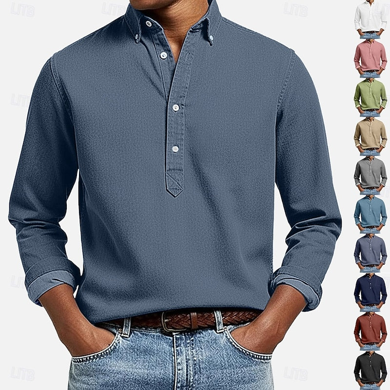 Wallace | Classic Popover Shirt
