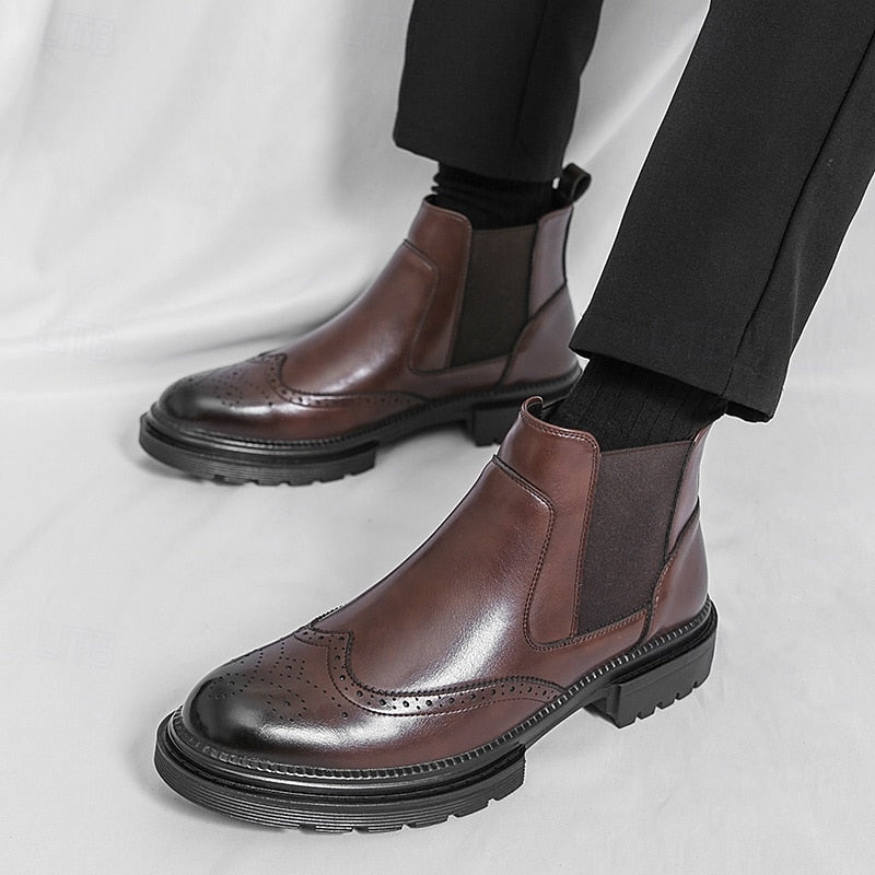 Wesley | Wingtip Chelsea Boots