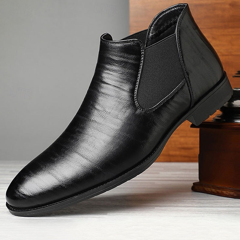 Carter | Refined Slip-On Chelsea Boots