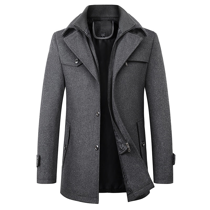 Oscar | Tailored Layered Overcoat