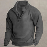 Garrett | Quarter-Zip Standing Collar Sweatshirt