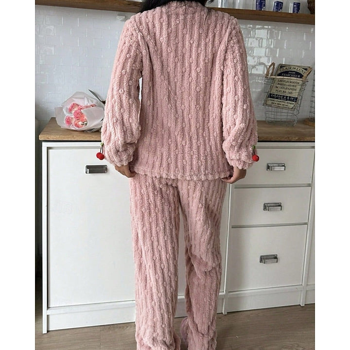 Annette | Cozy Cherry Two-Piece Set