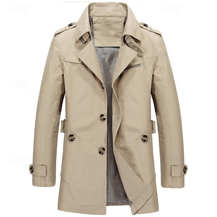 Wallace | Refined Single-Breasted Trench Coat