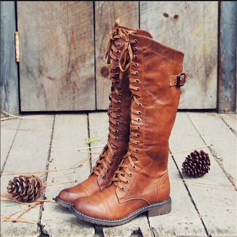 Sylvie | Tall Lace-Up Riding Boots