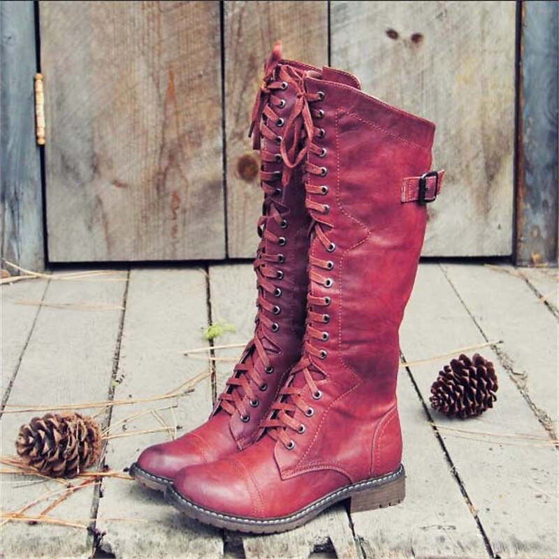 Sylvie | Tall Lace-Up Riding Boots