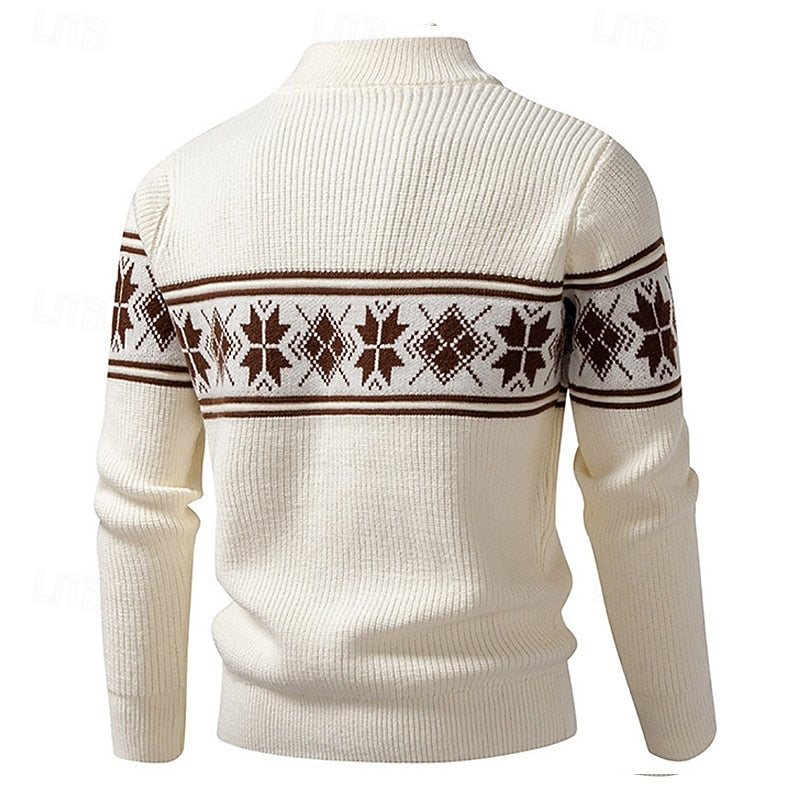 Anders | Nordic Patterned Cardigan