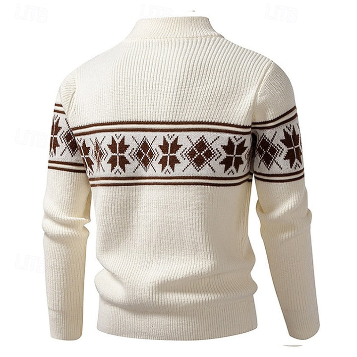 Anders | Nordic Patterned Cardigan