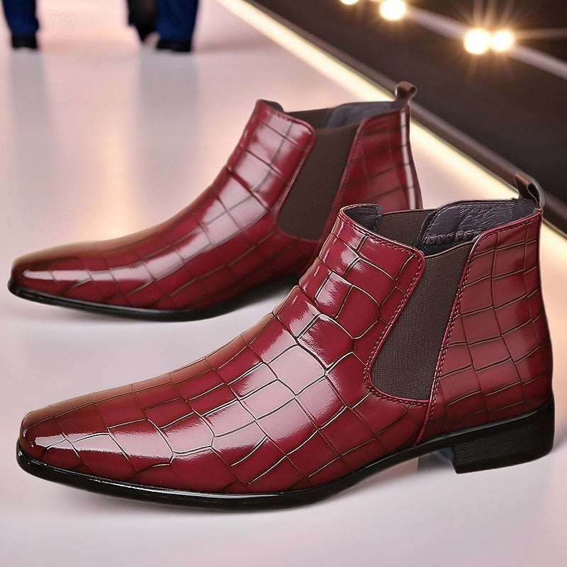 Randolph | Refined Textured Chelsea Boots