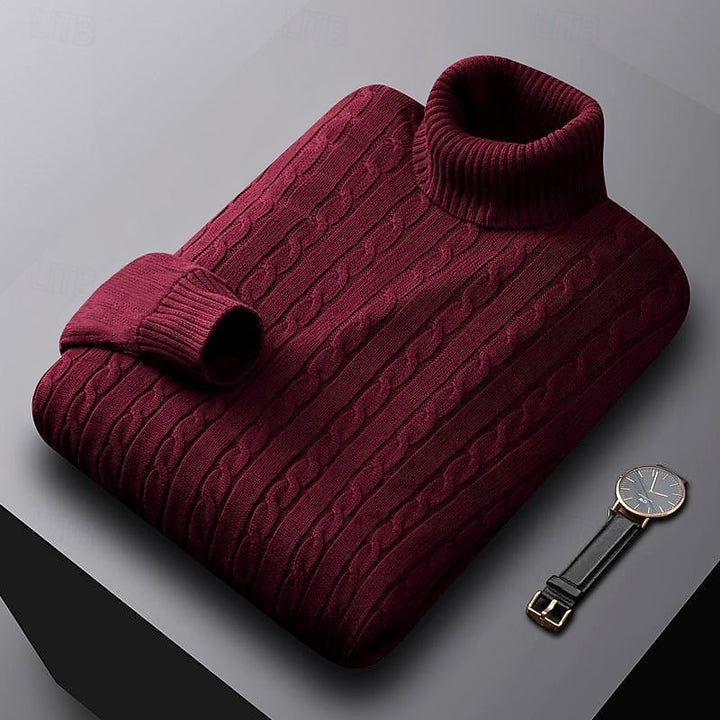 Ellery | Cable Knit Turtleneck Sweater