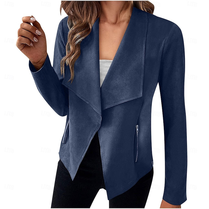 Brooke | Draped Open-Front Jacket