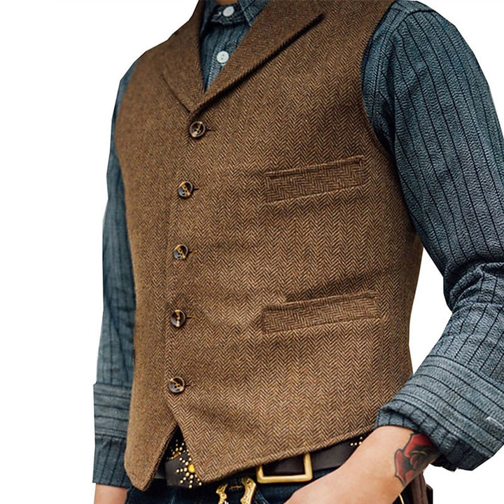 Harold | Tailored V-Neck Waistcoat Vest