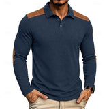 Douglas | Textured Colour-Block Polo Shirt