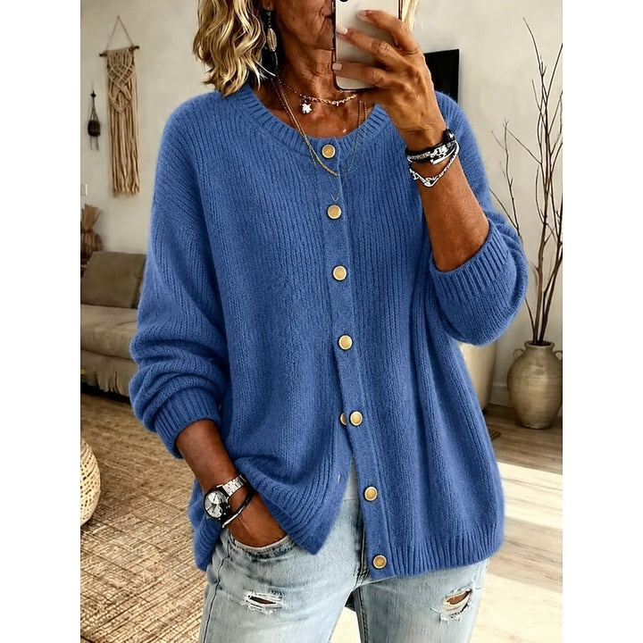 Loretta | Button-Front Knit Cardigan