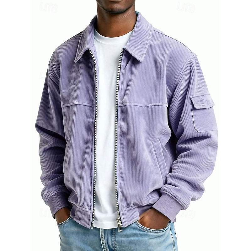 Ellis | Ribbed Zip-Up Jacket