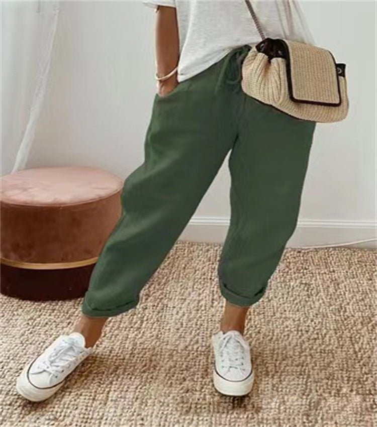 Leonora | Casual Everyday Printed Lace Pants