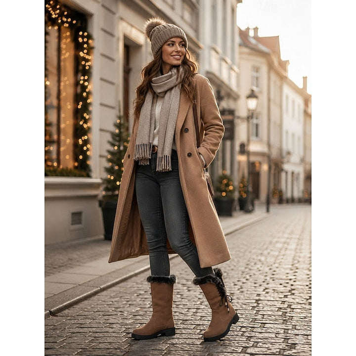 Ingrid | Lace-Up Knee-High Winter Boots