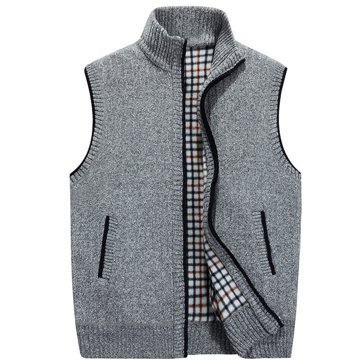 Thaddeus | Zip-Front Sweater Vest