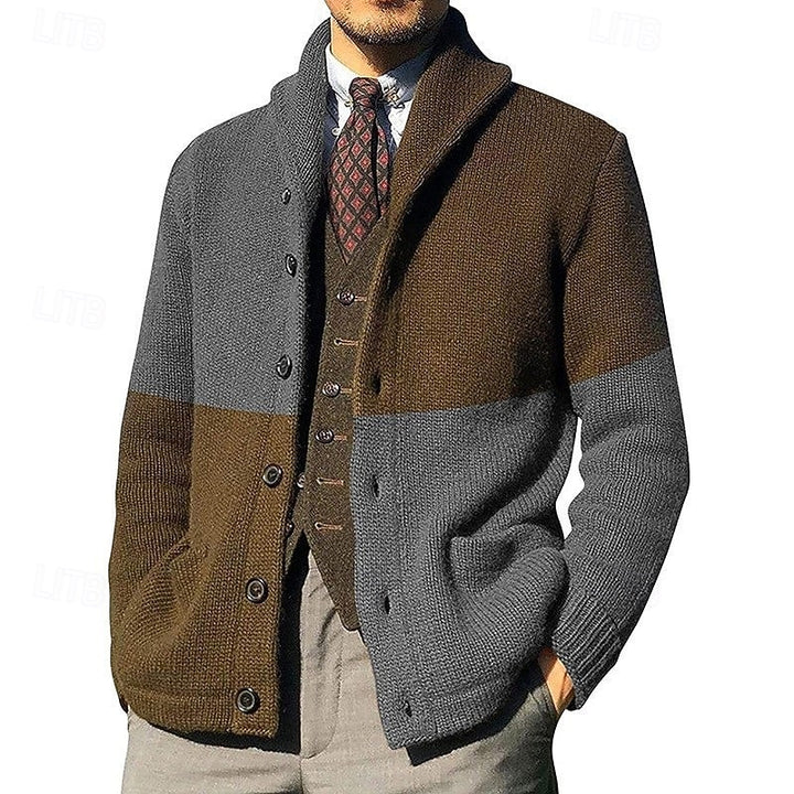 Chandler | Shawl Collar Button Cardigan