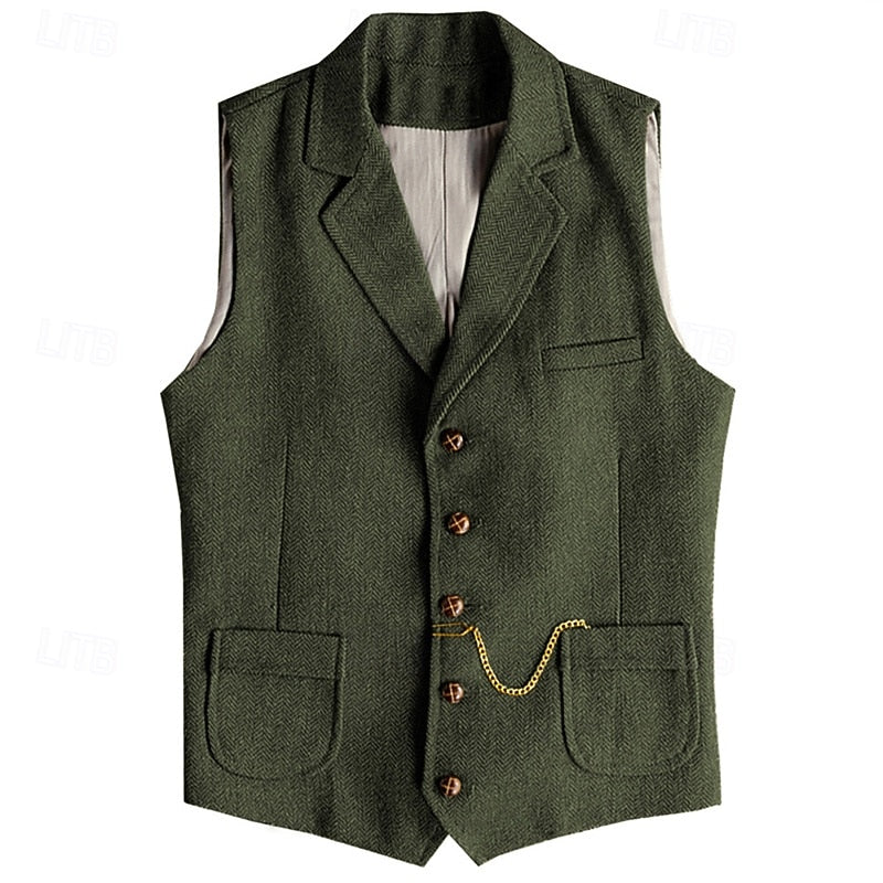 Percival | Refined Single-Breasted Vest