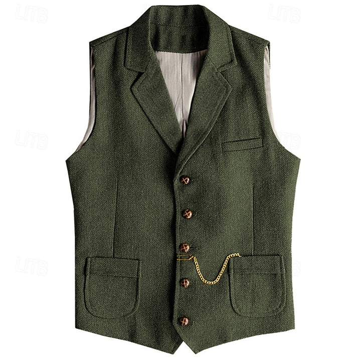 Percival | Refined Single-Breasted Vest