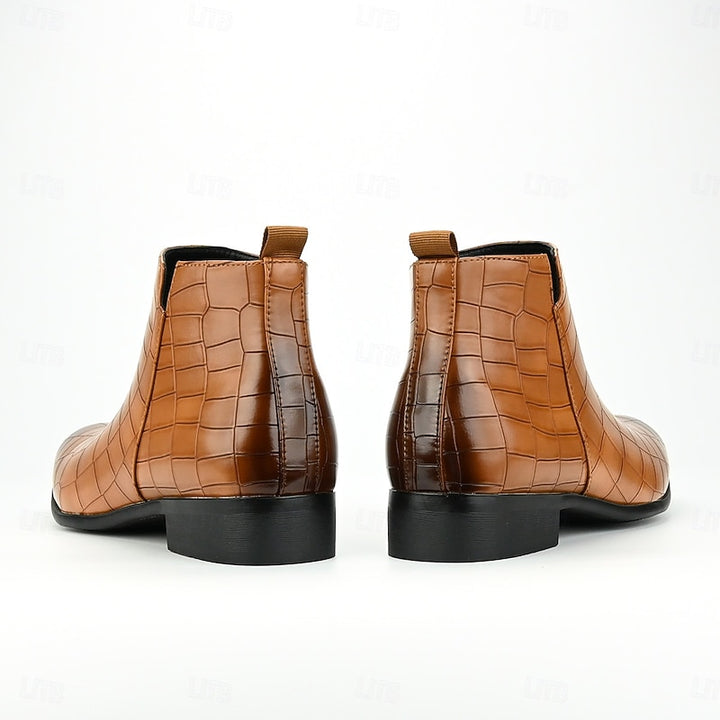 Clifford | Polished Slip-On Chelsea Boots