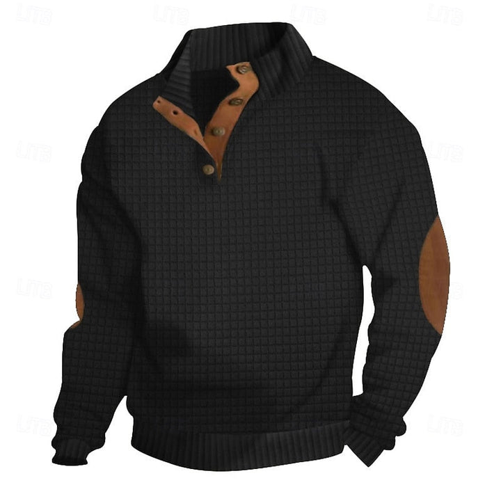 Nash | Button-Neck Pullover Sweater