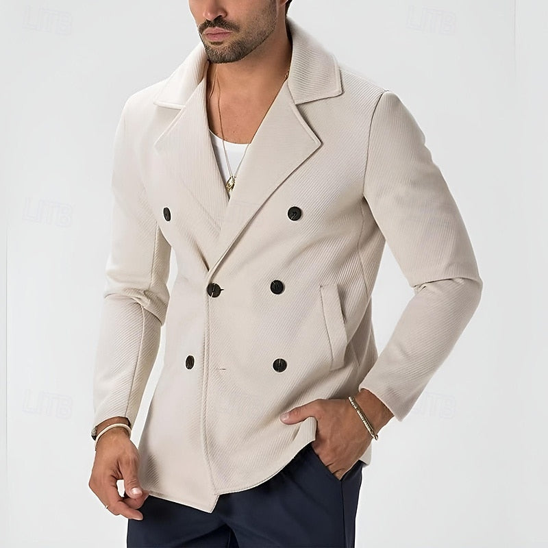 Vaughn | Double-Breasted Tailored Coat