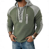 Redford | Lace-Up Hooded Sweater