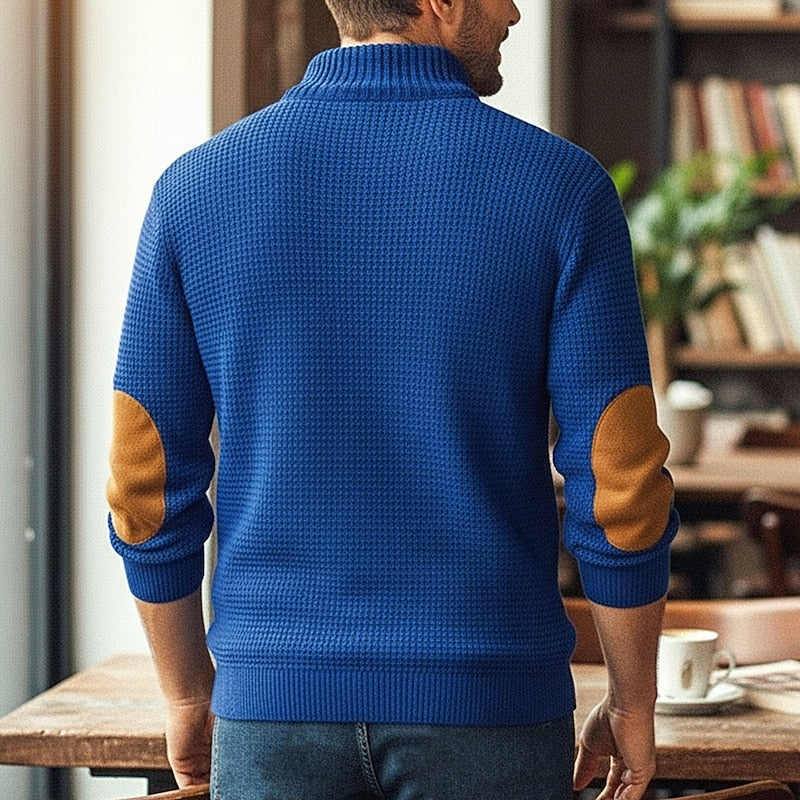 Wade | Button-Neck Textured Sweater
