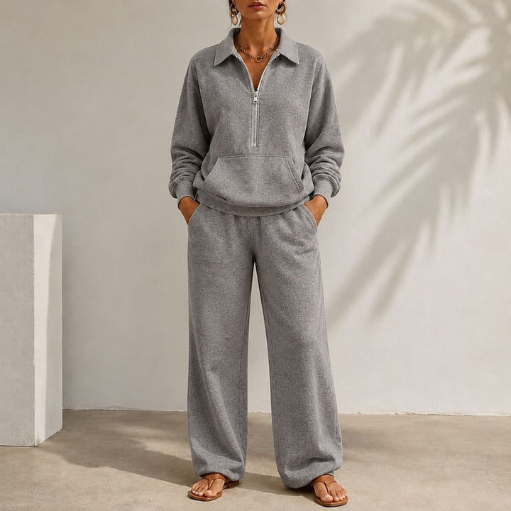Juliet | Relaxed Half-Zip Two-Piece Set