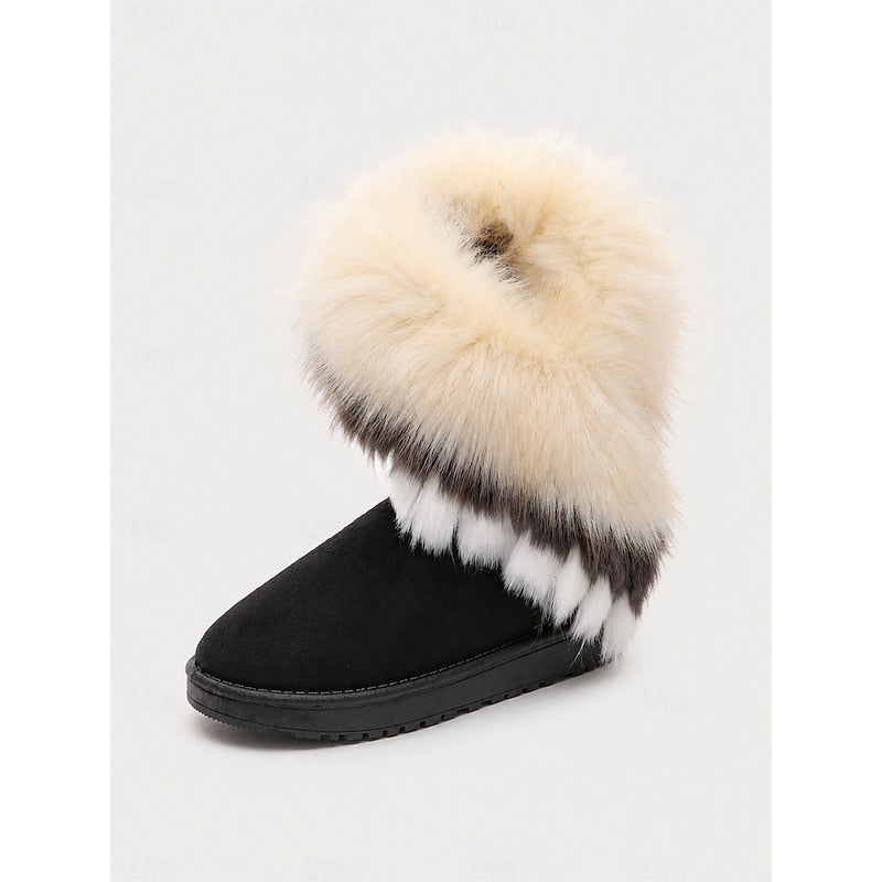 Sloane | Cozy Fur-Trimmed Snow Boots