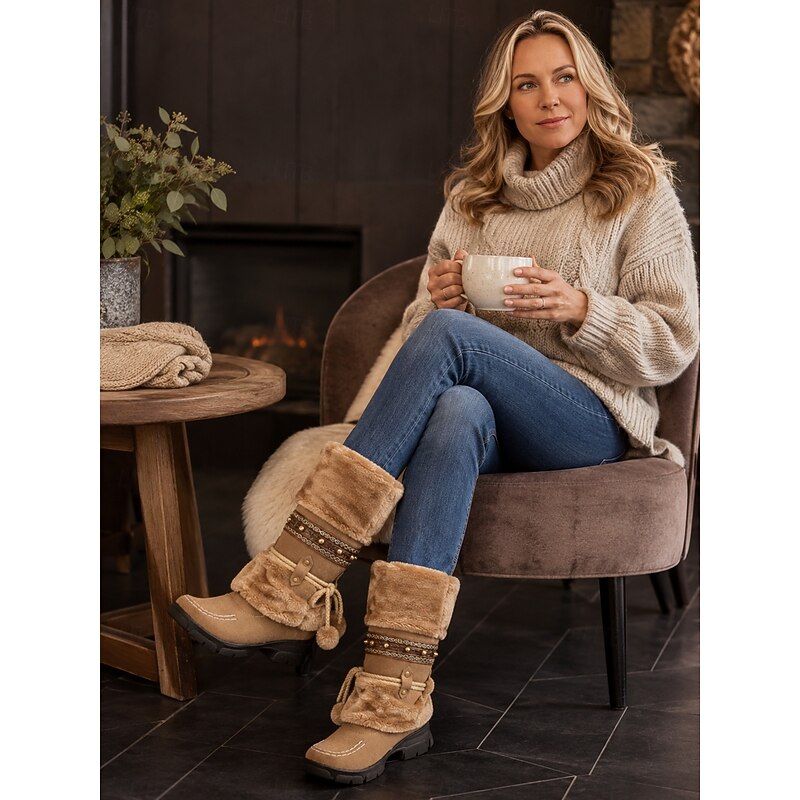 Freya | Cozy Boho Winter Boots
