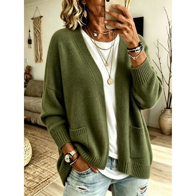 Tabitha | Relaxed Open-Front Cardigan