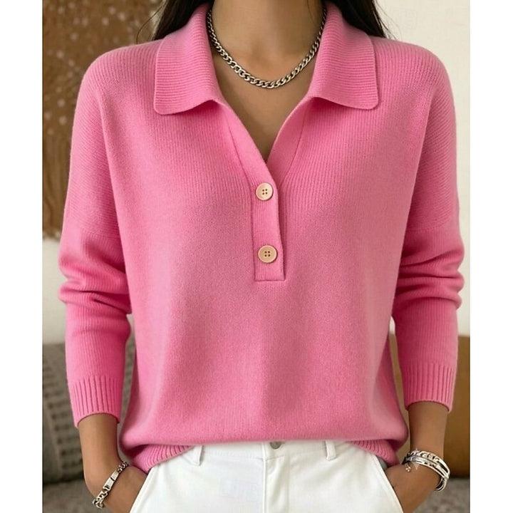 Lucinda | Refined Collared Sweater