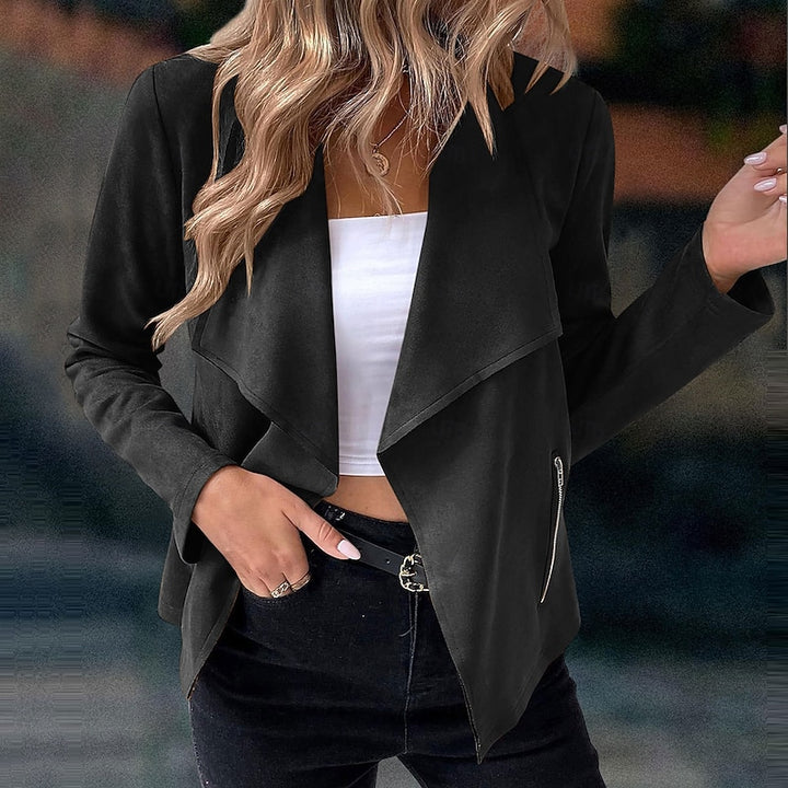 Brooke | Draped Open-Front Jacket