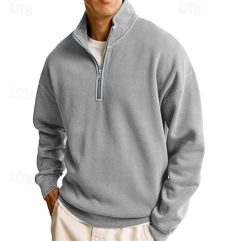 Emmett | Quarter-Zip Stand-Collar Pullover