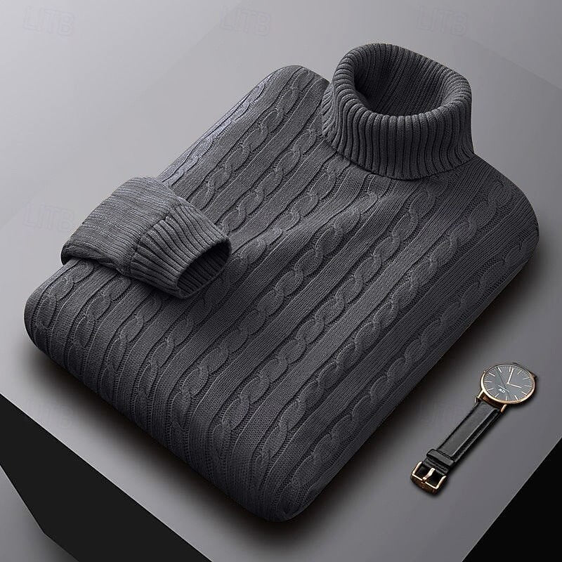 Ellery | Cable Knit Turtleneck Sweater