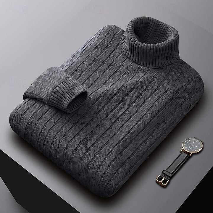 Ellery | Cable Knit Turtleneck Sweater