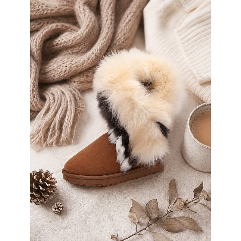 Sloane | Cozy Fur-Trimmed Snow Boots