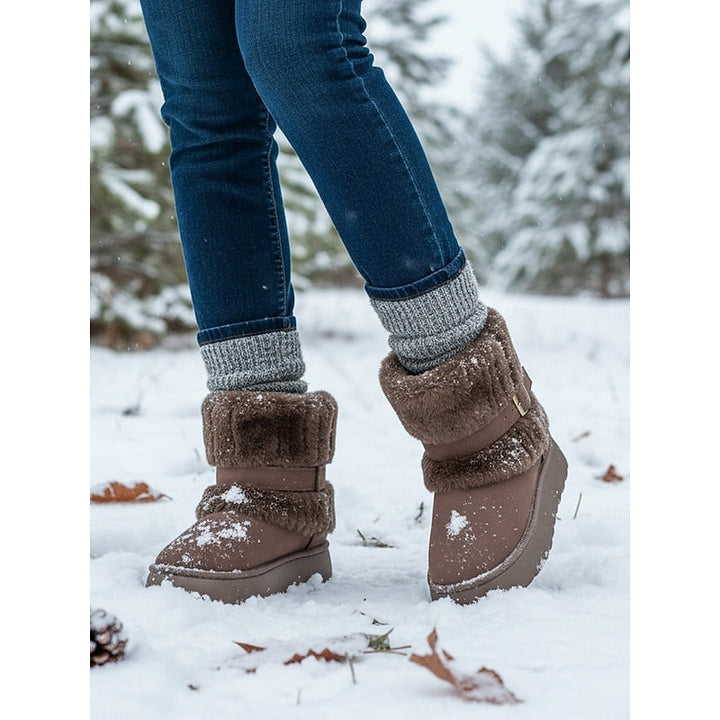 Wren | Cozy Fur-Trimmed Winter Boots