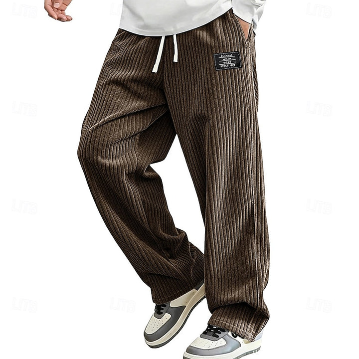 Jasper | Relaxed Ribbed Pull-On Pants