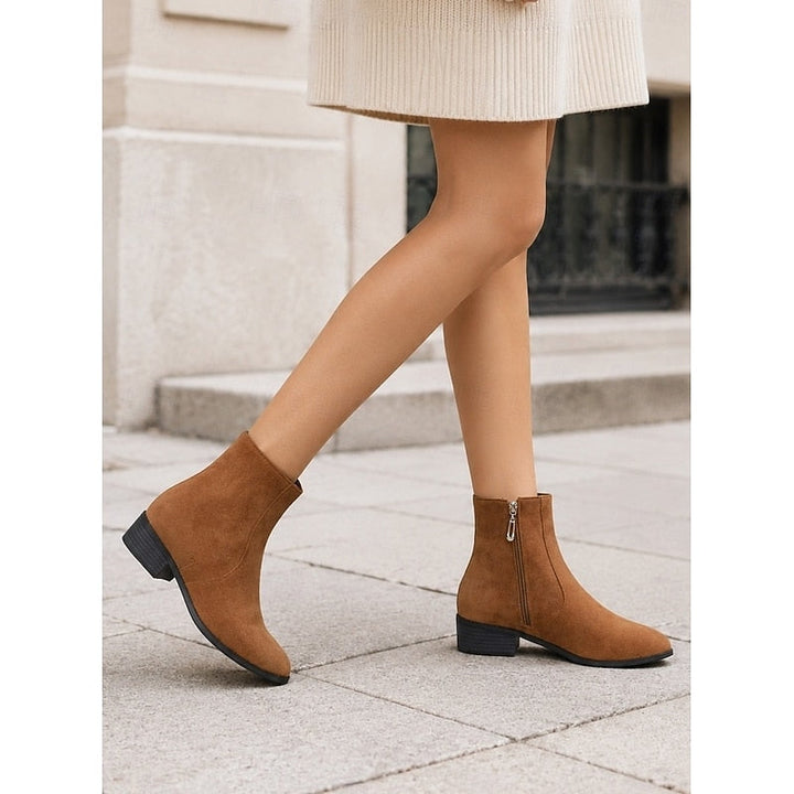 Georgia | Sleek Side-Zip Ankle Boots