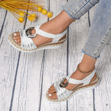 Delilah | Braided Rope Platform Sandals