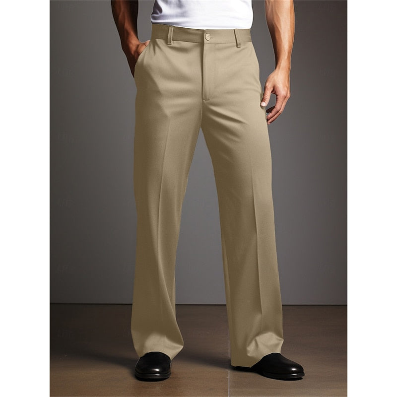 Nigel | Tailored Straight-Leg Dress Pants