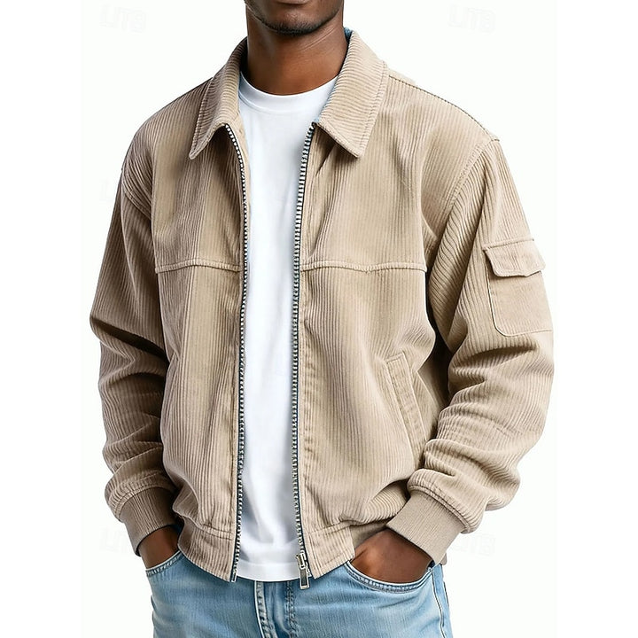 Ellis | Ribbed Zip-Up Jacket