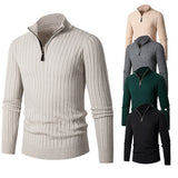 Reuben | Quarter-Zip Ribbed Sweater
