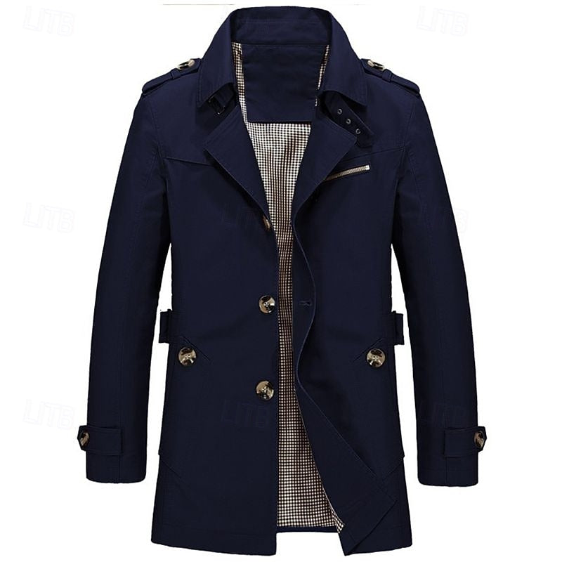 Wallace | Refined Single-Breasted Trench Coat
