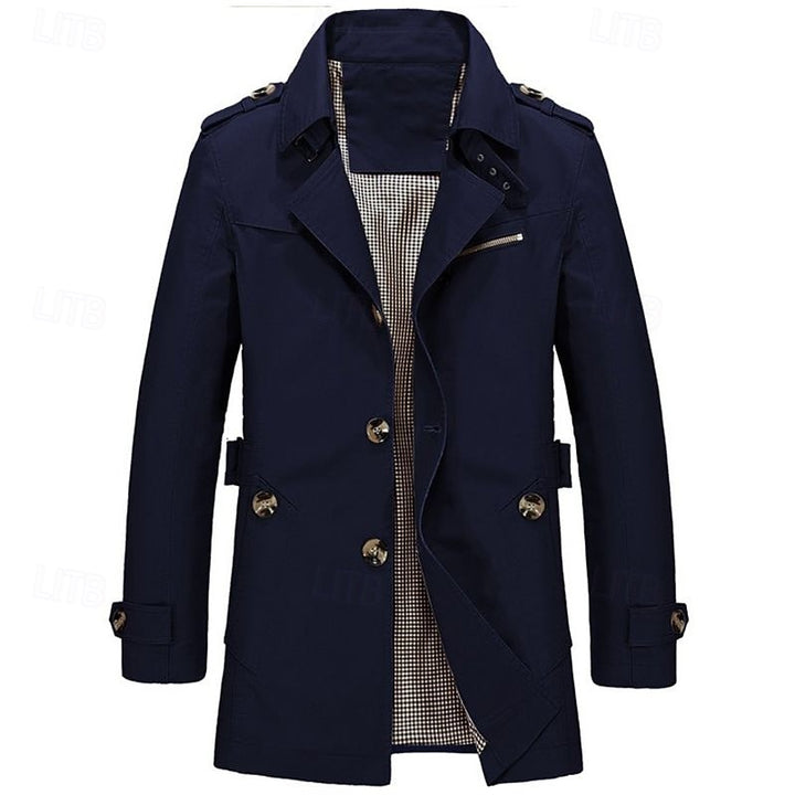 Wallace | Refined Single-Breasted Trench Coat