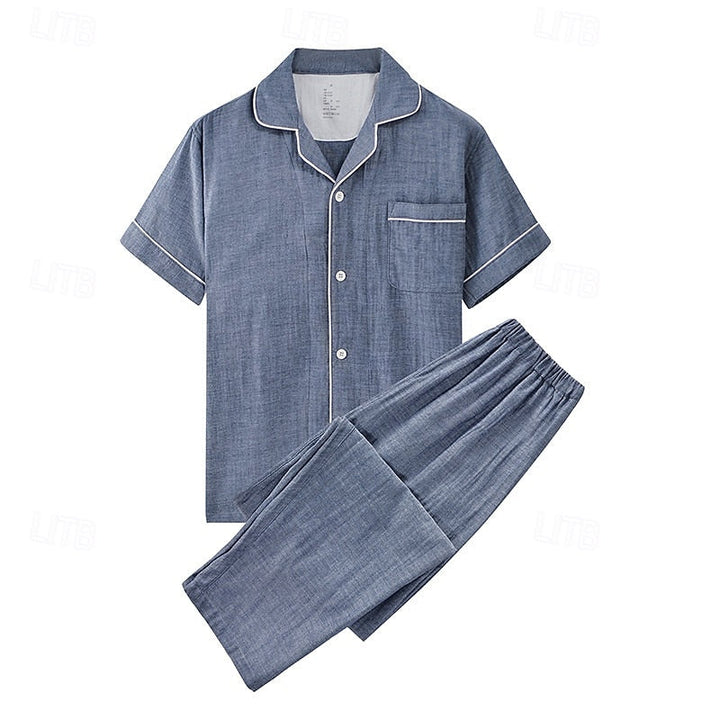 Harlow | Relaxed Short-Sleeve Two-Piece Set